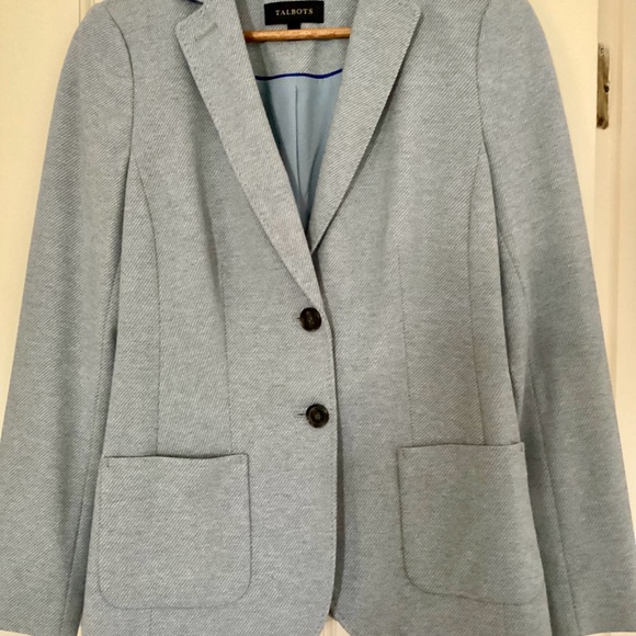 Talbots Jackets & Blazers - Talbots Women's Light Gray Aberdeen EUC size 2 Blazer